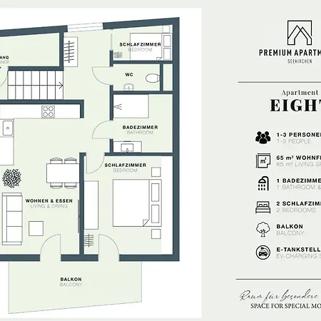 Eight Premium Seekirchen, Charmante 3-zi-dachgeschoss-wohnung Mit Balkon * Seekirchen am Wallersee