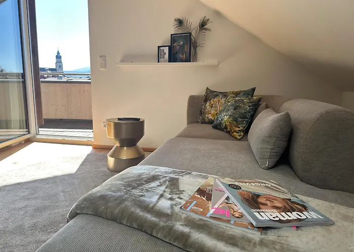 Eight Premium Seekirchen, Charmante 3-zi-dachgeschoss-wohnung Mit Balkon Apartment *